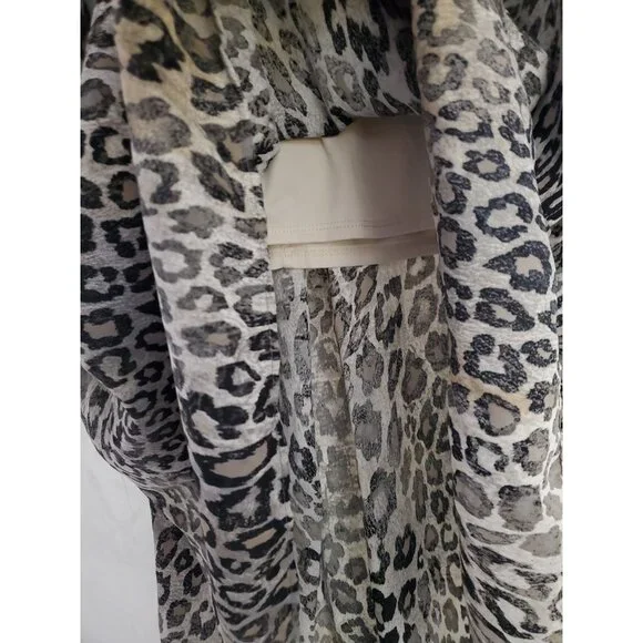 NWT East Adeline Wrap Skirt Animal Print Size 3XL MSRP $59 Boho Beach High Low - Picture 4 of 14